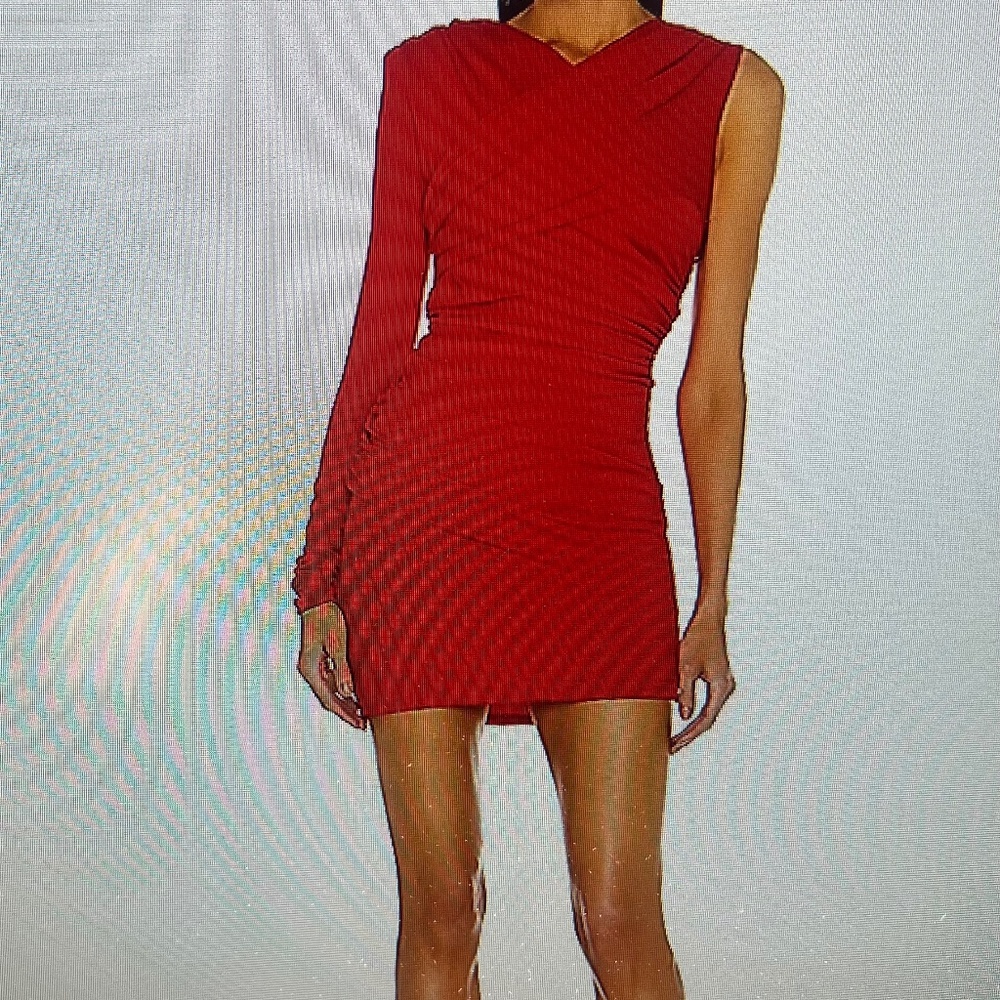 Dundas x Revolve red mini dress